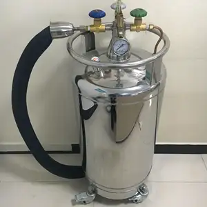 Máquina de helado de acero inoxidable, tanque de nitrógeno líquido criogénico YDZ-30