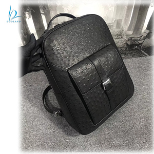 Unique Design OEM Real Exotic Ostrich Skin Genuine Ostrich <strong>Leather</strong> <strong>Backpack</strong> <strong>Men</strong> - Product Image 1