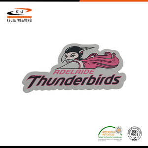 Corte láser apliques bordados de dibujos animados etiqueta de parche tejido - Product Image 1