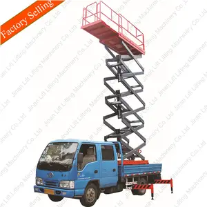 Schaar Hydraulische Lift Platform Truck Gemonteerd Hoogwerker Lift