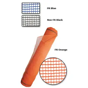 Orange perawan HDPE keselamatan netting dengan FR untuk konstruksi perancah jaring pengaman