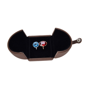 Zebo dài sang trọng Hộp nhẫn nhung đồ trang sức bao bì hộp Hot Bán trường hợp với logo tùy chỉnh Vòng cổ Hộp quà tặng - Product Image 4