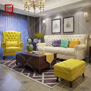 Couch living room sofa modern style funiture italian leather metal frame sofa for home from foshan