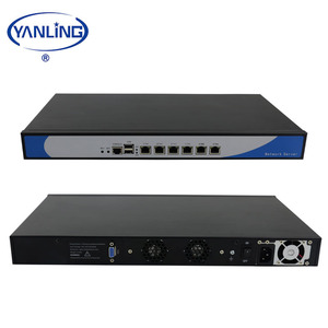 हेसवेल कोर i3 i7 19 इंच 1u Rackमाउंट सर्वर बैरबोन, छह इनटेल ग्बे लन समर्थन pfsense और Linux - Product Image 5