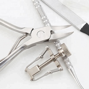 Profesión 4PCs Kit de uñas encarnadas Herramientas de pedicura portátiles Acero inoxidable Lima de uñas Lifter Corrector Essential Nail Clipper - Product Image 3