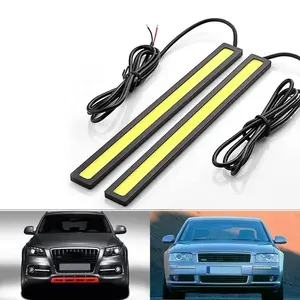 12v 6w cob led drl, de alta potência 17cm universal luz diurna luzes led de carro estilo do carro lâmpada drl para honda hrv