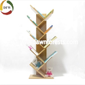 Tủ Sách Nhỏ Gọn Hiện Đại 9 Lớp Giá Sách Hình Cây Màu Trắng - Product Image 3