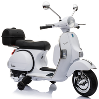 Skuter Listrik Vespa PX150 Warna Pink Cantik untuk Anak-Anak