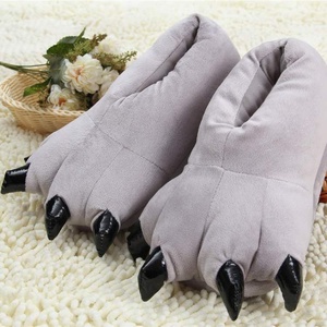 Wholesale <strong>Cheap</strong> Claw Shape Stuffed Plush <strong>slippers</strong> - Product Image 4