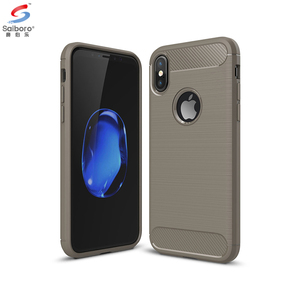Tpu Cassa Del Telefono Delle Cellule Per Il <span class=keywords><strong>Iphone</strong></span> <span class=keywords><strong>X</strong></span> 8 Plus 7 Plus, per <span class=keywords><strong>Iphone</strong></span> <span class=keywords><strong>X</strong></span> Cassa Della Fibra Del Carbonio Red Antiurto - Product Image 5