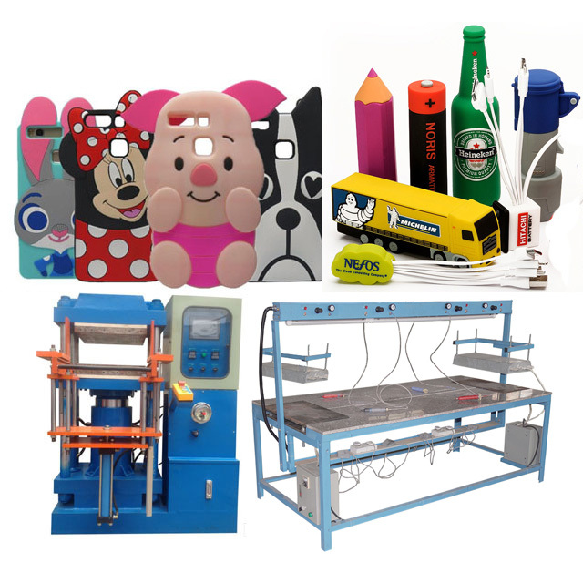 Cartoon Shaped Phone Cover Soft Rubber Silicone Injection Moulding Machine for Mobile case