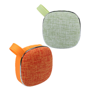 Top tejido de lino pequeño Mini Tf tarjeta Bt azulejos altavoces inalámbricos - Product Image 2