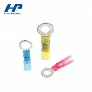 Hampool Waterproof Ring Terminals Heat Shrink Splice Terminal Protectors Wire Connector Set