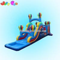 Ballon sec humide commercial sautant maison toboggan gonflable château rebondissant combo à vendre