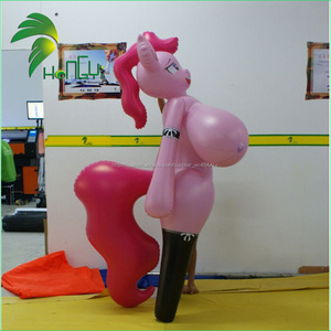 2 metros de altura inflable personalizado sexy tetas grandes de <span class=keywords><strong>la</strong></span> muchacha del cerdo / inflable juguete de cerdo - Product Image 4