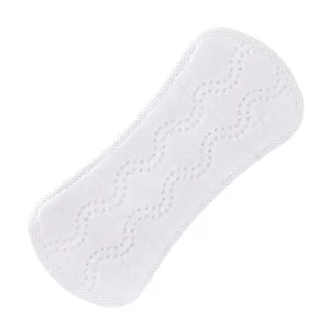 PL1566 Ekonomi Harga Ultra Tipis Bernapas Organik Cotton Biodegradable Wanita Ion Negatif Panty Liners