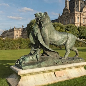 Bronze Fonderie D'art En Plein Air Grand Jardin En Métal Artisanat Animal Bronze Statue de <span class=keywords><strong>La</strong></span> Royal Du Bengale <span class=keywords><strong>Tigresse</strong></span> - Product Image 1