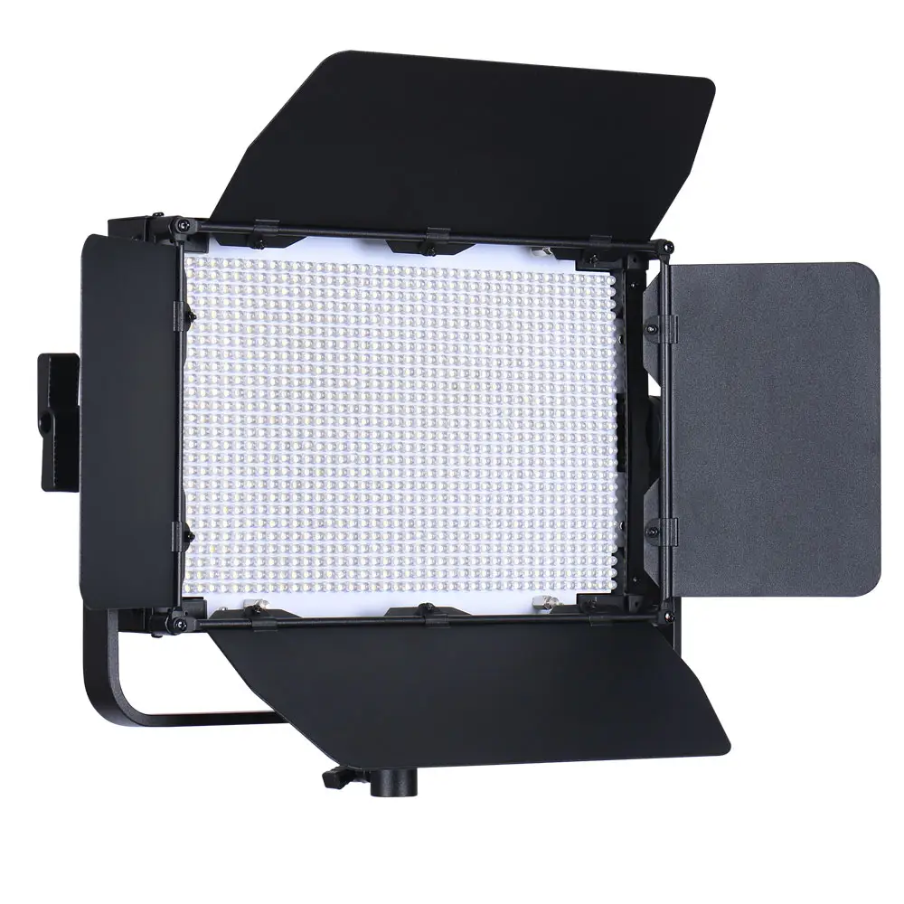 Dongguan Tolifo Bi-color Battery Operated LED Film Light Panel Photographic Equipment Video Light with Barndoor for TV Studio