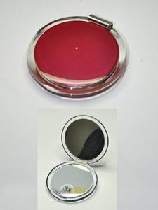 Elegante espejo de escritorio de vidrio ovalado - Product Image 5