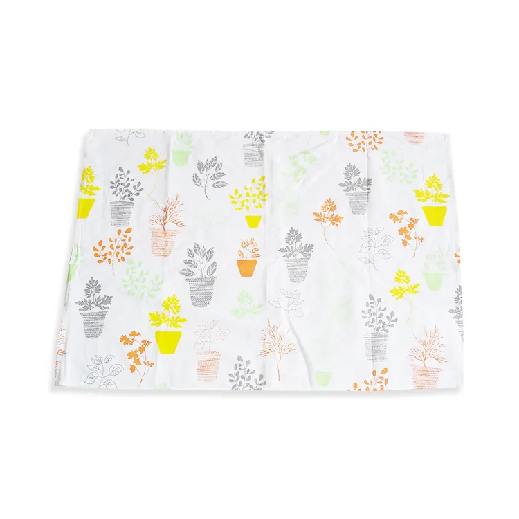Commercio all'ingrosso di cotone di seta stampa personalizzata cucina di tè asciugamano