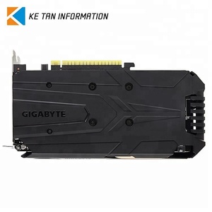 Carte graphique de jeu pour ordinateur de bureau GIGABYTE <span class=keywords><strong>GTX</strong></span> 1050Ti Windforce <span class=keywords><strong>OC</strong></span> 4G GDDR5 d'occasion - Product Image 4