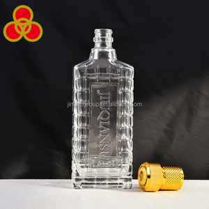 Personnalisé en relief verre bouteille pour <span class=keywords><strong>gin</strong></span> bouteille 500 ml avec <span class=keywords><strong>du</strong></span> liège - Product Image 5