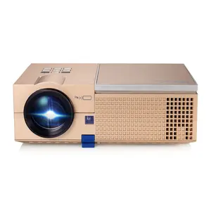 OEM High Lumens Cheap Led Film Mini Projector 1024*768 With Android wireless/wired mirroring 720P Full HD