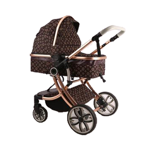 Xe Đẩy Em Bé 3 Trong 1 Bọc Da 2021, Xe Đẩy Em Bé Hình Quả Trứng <span class=keywords><strong>Carrycot</strong></span> Hot Mom - Product Image 1