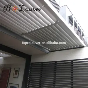 Harga Pabrik Balkon Pergola Pembuka Atap Disesuaikan Pergola Tahan Air Louver