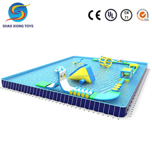 Personnalisé Commercial <span class=keywords><strong>Piscine</strong></span> D'eau Jeu Gonflable Défi Flottant Obstacle Cours Pour Vente - Product Image 3