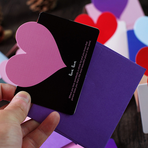 Tarjeta creativa de boda, Navidad, Año Nuevo, Día de San Valentín, bendición, forma de corazón, tarjeta de felicitación de bendición de Acción de Gracias - Product Image 4
