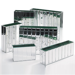 Vase à mosaïque géométrique en verre, vente en gros, décoration de luxe pour la maison, effet miroir, offre spéciale - Product Image 2