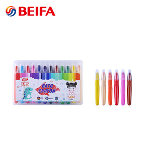 BRCY00028 Ensemble de crayons pour bébé et enfants de couleur fluorescente pour la surface en verre de salle de bain, crayon torsadable non toxique - Product Image 2