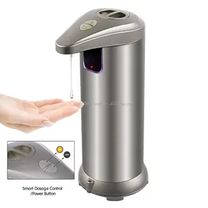 SUS 304 Stainless Steel Automatic Soap Dispenser Touchless Automatic IR Sensor Soap Liquid Waterproof Brushed Nickel