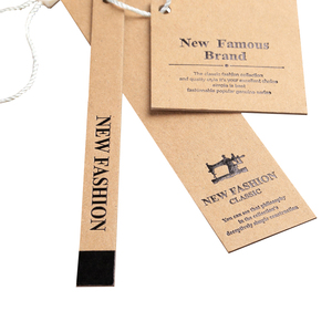 Swing-Papier Produkt-Aufhängungsetiketten für Kleidung Stoff umweltfreundliche Swing-Aufhängungsetiketten Tags und Etiketten Preisetikett - Product Image 6