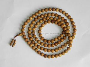 Cuentas de oración Mala de sándalo, cuentas de madera duraderas para meditación y oración - Product Image 2