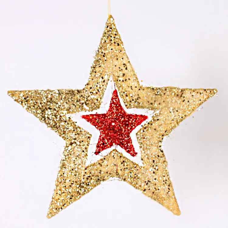 Décoration artistique de noël en forme d'étoile suspendue, pour mariage, accessoire de festival