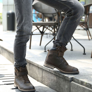 <span class=keywords><strong>Botas</strong></span> de Motocicleta ARCX, <span class=keywords><strong>Botas</strong></span> de <span class=keywords><strong>Motocross</strong></span> <span class=keywords><strong>Vintage</strong></span> Impermeables y Cálidas, <span class=keywords><strong>Botas</strong></span> de Cuero Genuino para Exteriores, Zapatos de Ocio para Hombre - Product Image 4