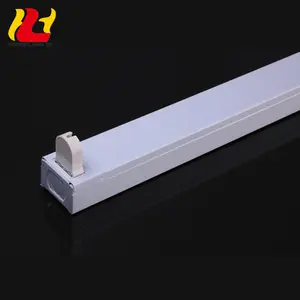 Dust Proof Tri proof 1x14W 1000Lm Single T8 T5 Without Ballast Iron Cover Fluorescent LED Tube Light Fixture For 0.9m 900mm 3Ft