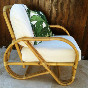 Sillón de Ratán Estilo Boho para Jardín, Terraza o Sala de Estar, Diseño Moderno para Hoteles y <span class=keywords><strong>Restaurantes</strong></span> - Product Image 5