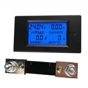 Pzem-051 Электрический измеритель мощности, напряжение, ток производителем электрических счетчиков, DC Digital амперметр, 100A шунт, 12V, 100V