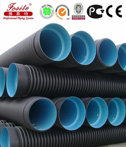 SN8 80Inch HDPE Twin Đúp Tường Sóng Hệ Thống Thoát Nước Ống - Product Image 2