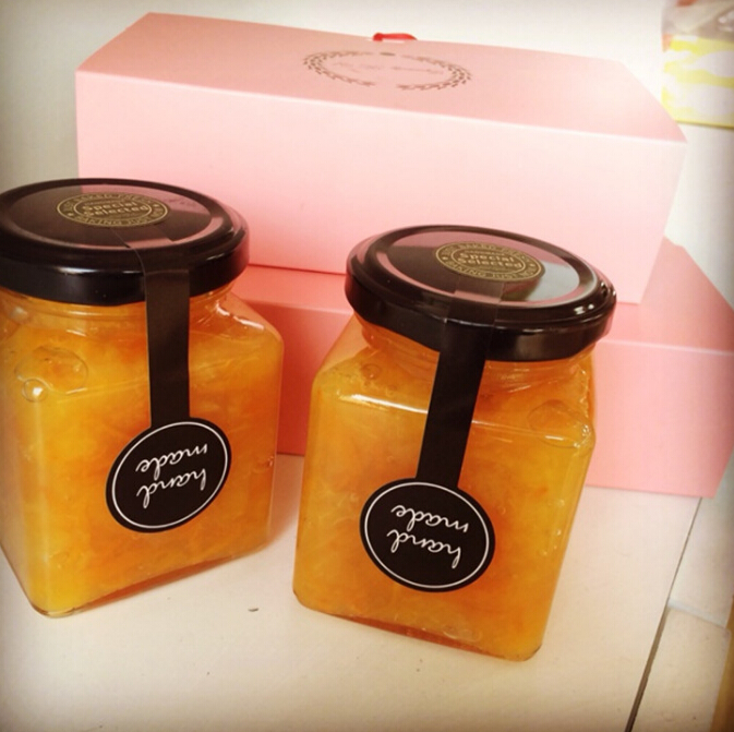 Wholesale 500Ml screw top lid glass honey jar glass jam jar with good seal