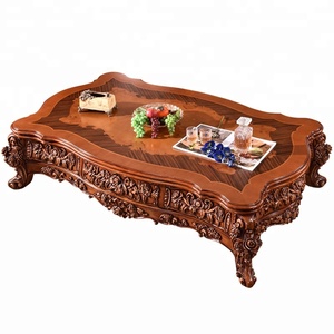 Nouvelle <span class=keywords><strong>table</strong></span> <span class=keywords><strong>basse</strong></span> de salon en bois sculpté, meubles royaux de Dubaï, fabrication artisanale pure, tables centrales, antiquités - Product Image 1