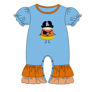 Puresun sveglio della caramella applique boutique di abbigliamento per bambini rosa e blu giorno di Halloween abbigliamento - Product Image 6
