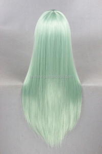 Alta qualità 80cm lungo verde dritto i sette peccati capitali Elisabeth Wig Cosplay sintetico Anime Cosplay parrucca capelli - Product Image 5