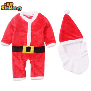 0-18 m de Navidad lindo bebé mameluco cosplay <span class=keywords><strong>santa</strong></span> <span class=keywords><strong>claus</strong></span> ropa - Product Image 1