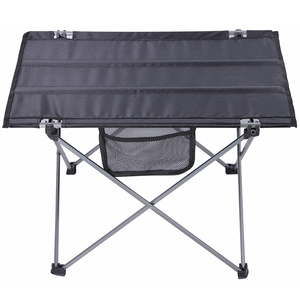 YILU <span class=keywords><strong>Table</strong></span> de <span class=keywords><strong>camping</strong></span> <span class=keywords><strong>pliante</strong></span> légère et portable avec organisateur de rangement en filet et sac de transport pour une utilisation à l'intérieur et à l'extérieur - Product Image 1