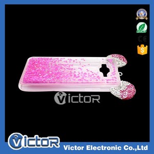 2017 <span class=keywords><strong>celular</strong></span> Venta caliente Liquid Agua TPU Fundas de telefono para <span class=keywords><strong>samsung</strong></span> <span class=keywords><strong>grand</strong></span> <span class=keywords><strong>prime</strong></span> G530 con cristal orejas - Product Image 6