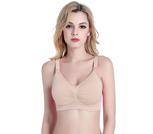 Reggiseno da <span class=keywords><strong>allattamento</strong></span> per maternità <span class=keywords><strong>allattamento</strong></span> al seno gravidanza senza filo da infermiera reggiseni Push up biancheria <span class=keywords><strong>intima</strong></span> incinta più taglia per le donne - Product Image 5
